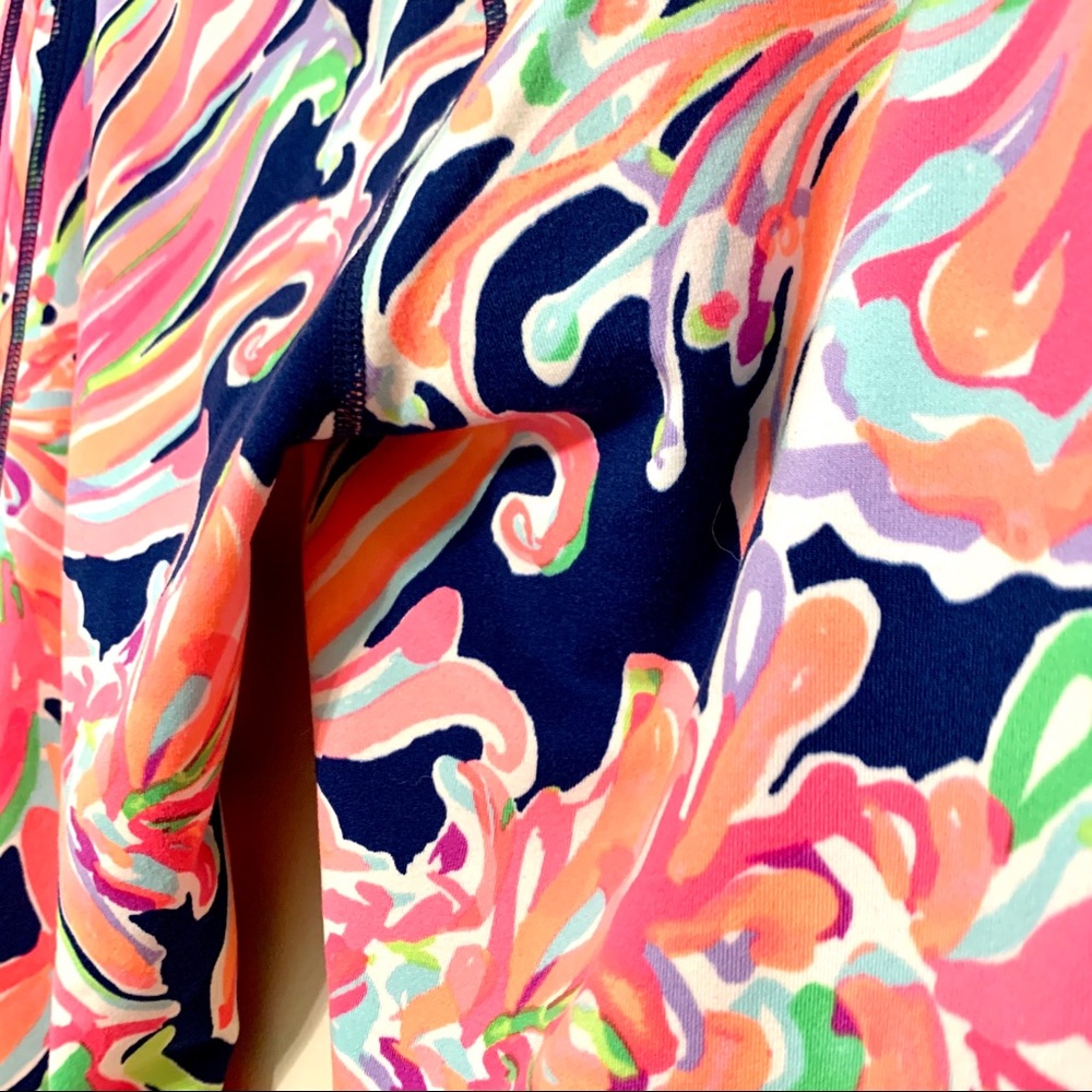 Lilly Pulitzer Legging Resort Navy Banana - Picture 10 of 11